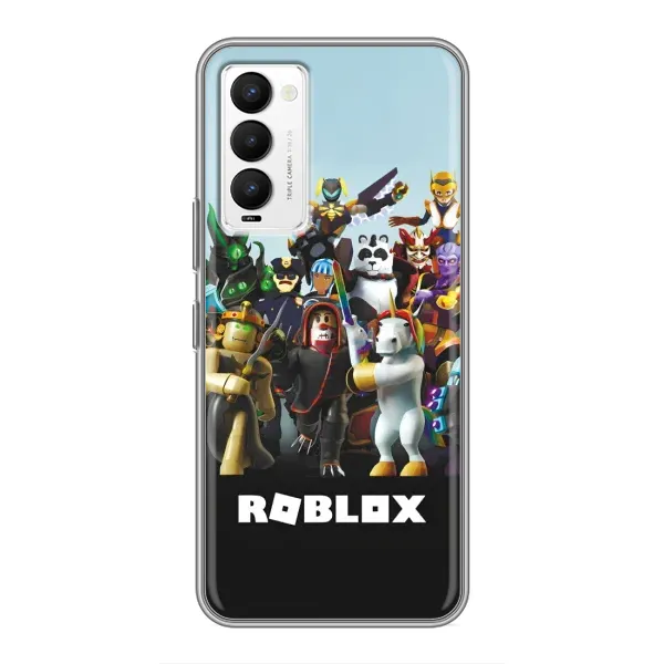 Чехол с принтом «ROBLEX» для TECNO Camon 18 / Camon 18P