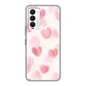 Чехол с розовым рисунком для Tecno Camon 18 / Camon 18P