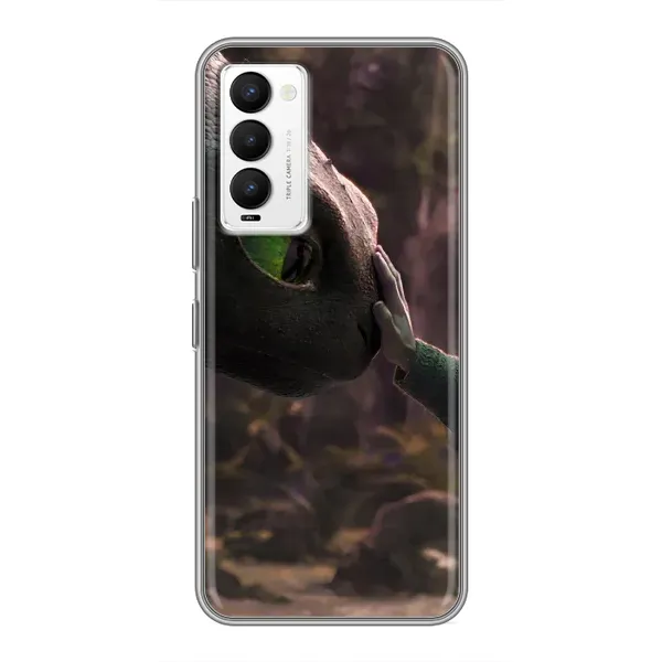 Чехол с принтом «Сцена с драконом» для TECNO Camon 18 / Camon 18P