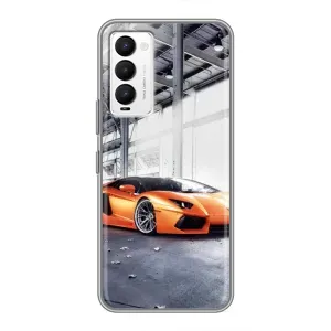 Чехлы с Машинами на Техно Камон 18 / Камон 18п (VPrint) (Sport Car)