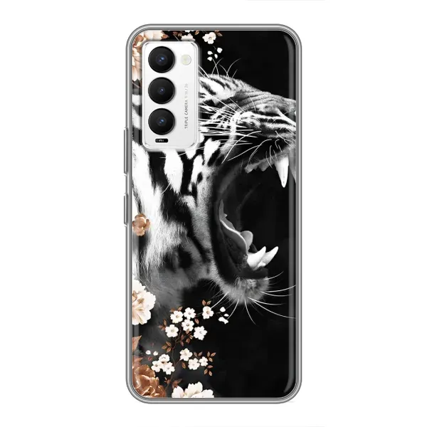 Чехол с принтом «Стильный ТИГР» для TECNO Camon 18 / Camon 18P
