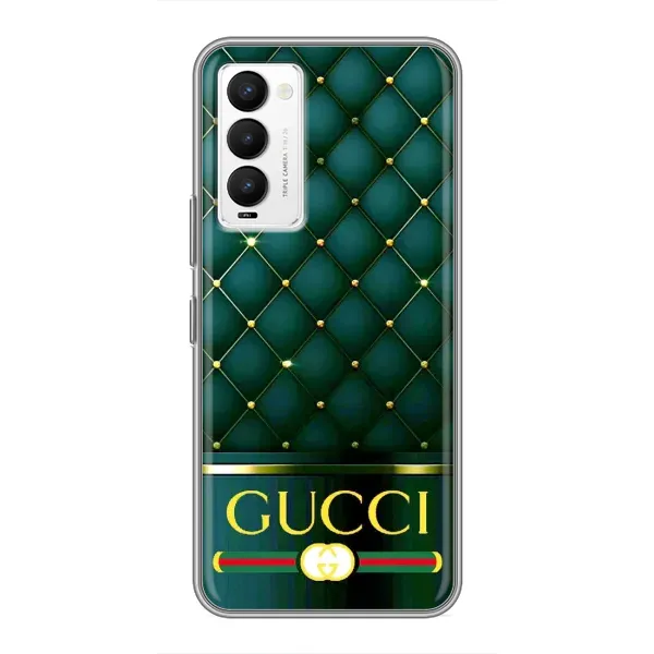 Чехол с принтом «Текстура Гуччи» для TECNO Camon 18 / Camon 18P Чехол с принтом «Текстура Гуччи» для TECNO Camon 18 / Camon 18P