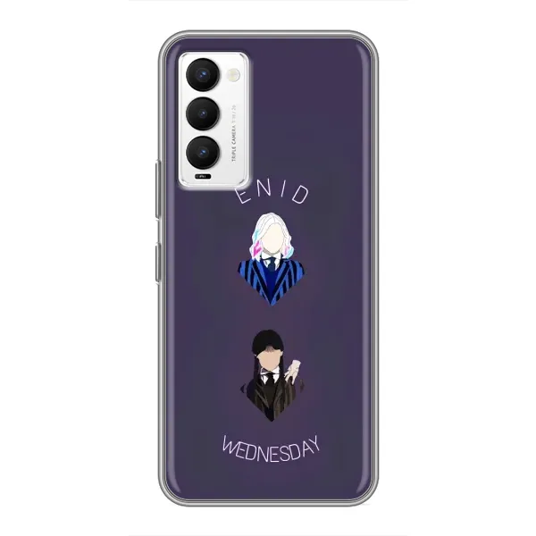 Чехол с принтом «Уэнздей и подруга» для TECNO Camon 18 / Camon 18P