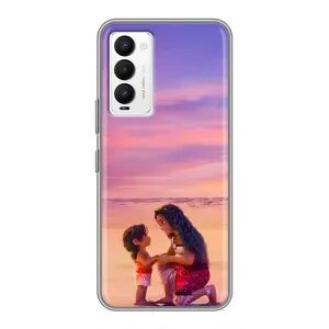 Чехол с мультфильмом Моана Tecno Camon 18 / Camon 18P (Маленькая Ваяна)