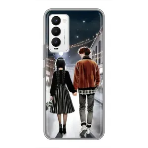 Чохол з принтом «Венздей та Тайлер» для TECNO Camon 18 / Camon 18P