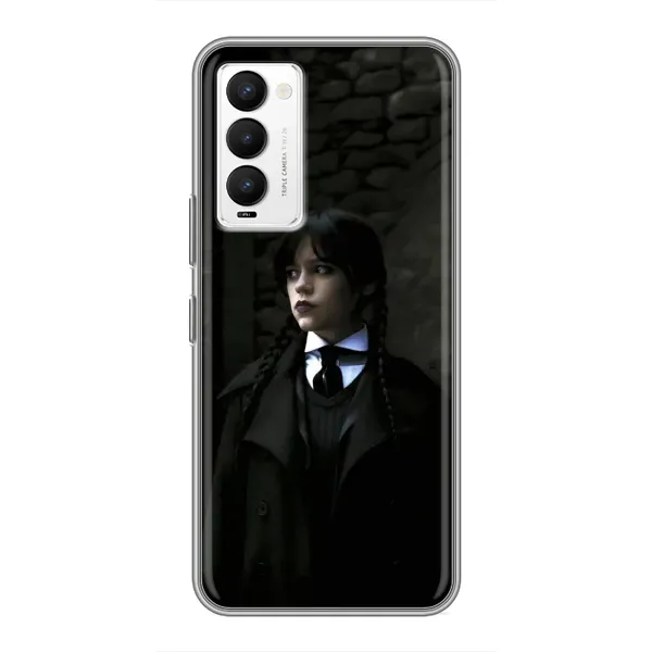 Чохол з принтом «Темний стиль Венздей» для TECNO Camon 18 / Camon 18P