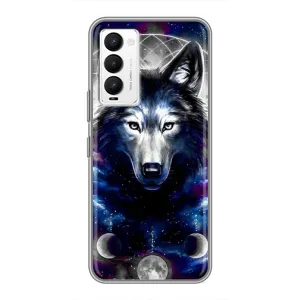 Защитные чехлы для Техно Камон 18 / Камон 18п (AlphaPrint) (ХИТ продаж) ВОЛК (Волк)