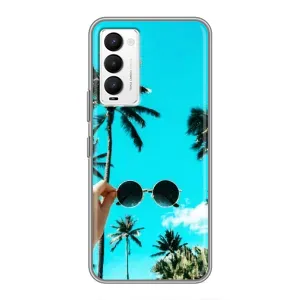 Силиконовый чехол с КАРТИНКАМИ лето для Tecno Camon 18 / Camon 18P (AlphaPrint)