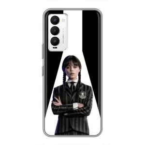 Чехлы Венсдей на Tecno Camon 18 / Camon 18P Уэнсдей (AlphaPrint) (W-Wednesday)