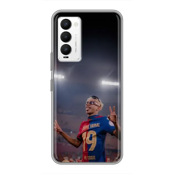 Чохол з принтом «Ямаль на стадіоні» для TECNO Camon 18 / Camon 18P Чохол з принтом «Ямаль на стадіоні» для TECNO Camon 18 / Camon 18P