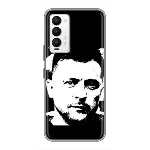 Чехол для Tecno Camon 18 / Camon 18P (AlphaPrint - с принтом Зеленского)