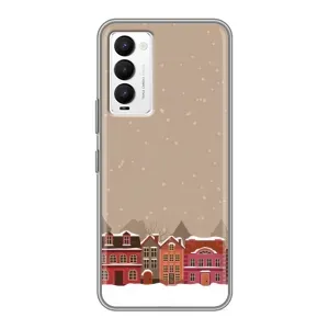 Чехол с принтом «Зимний город» для TECNO Camon 18 / Camon 18P