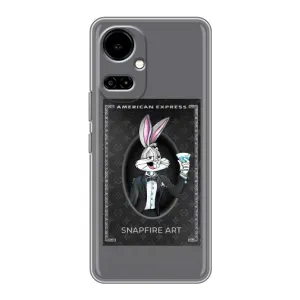 Брендновые Чехлы для TECNO Camon 19 (CI6n) / 19 Pro (CI8n) - (PREMIUMPrint) (Бакс Бани LV)
