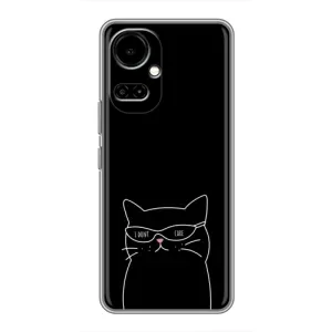 Чохол з малюнком кіт на TECNO Camon 19 (CI6n) / 19 Pro (CI8n) (Байдужий кіт)