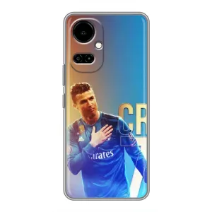Чехол Криштиану Роналду для TECNO Camon 19 (CI6n) / 19 Pro (CI8n) (AlphaPrint) (CR7 Real)