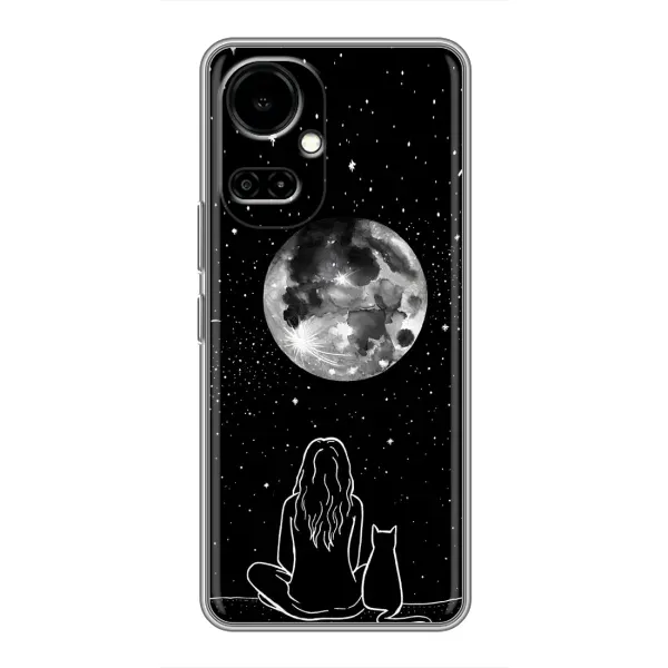 Чехол с принтом «Девушка с котом» для TECNO Camon 19 (CI6n) / 19 Pro (CI8n) Чехол с принтом «Девушка с котом» для TECNO Camon 19 (CI6n) / 19 Pro (CI8n)