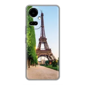 Чохол Ейфелева Вежа TECNO Camon 19 (CI6n) / 19 Pro (CI8n) - (AlphaPrint) (Дорога до Парижу)