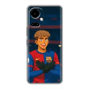Чехол с футболистом Ламин Ямаль TECNO Camon 19 (CI6n) / 19 Pro (CI8n) (Футболист Ямаль)