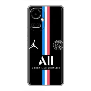 Чехлы PSG для TECNO Camon 19 (CI6n) / 19 Pro (CI8n) (AlphaPrint) (футболка ПСЖ)