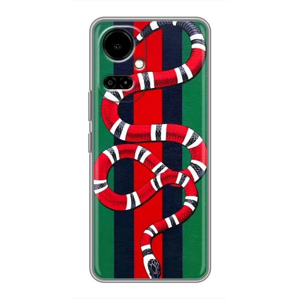 Чехол с принтом «Gucci змия» для TECNO Camon 19 (CI6n) / 19 Pro (CI8n)