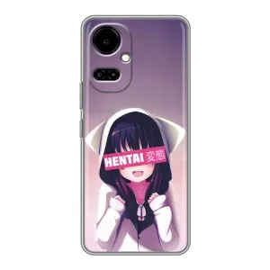 Чехол с принтом «Hentai chan» для TECNO Camon 19 (CI6n) / 19 Pro (CI8n)