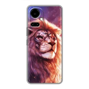 Чохол з картинкою ЛЕВ для TECNO Camon 19 (CI6n) / 19 Pro (CI8n) (VPrint) (Красочний Лев)