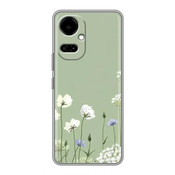 Чехол с принтом «Цветы на зеленом» для TECNO Camon 19 (CI6n) / 19 Pro (CI8n) Чехол с принтом «Цветы на зеленом» для TECNO Camon 19 (CI6n) / 19 Pro (CI8n)