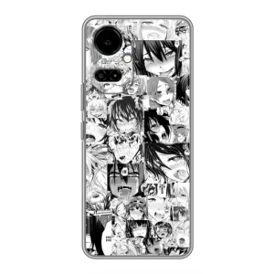 Анимешный чехол для TECNO Camon 19 (CI6n) / 19 Pro (CI8n) (Ahegao manga)
