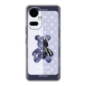 Крутые Чехлы Луи Виттон для TECNO Camon 19 (CI6n) / 19 Pro (CI8n) (AlphaPrint) (Медвежонок LV)