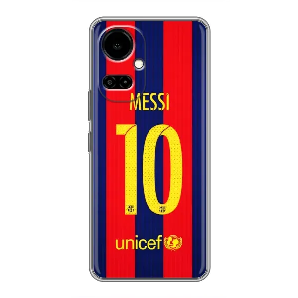 Чехол с принтом «Messi Barca 10» для TECNO Camon 19 (CI6n) / 19 Pro (CI8n)