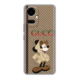 Чехлы ГУЧЧИ для ТЕКНО Камон 19 (СИ6н) / 19 Про (СИ8н) (AlphaPrint) (Mickey GUCCI)