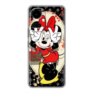 Чехол Disney Mouse TECNO Camon 19 (CI6n) / 19 Pro (CI8n) (PREMIUMPrint) (Минни peace)
