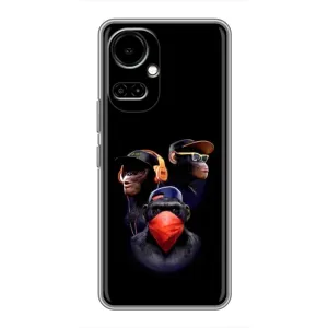 Чохол з Мавпами TECNO Camon 19 (CI6n) / 19 Pro (CI8n) - (AlphaPrint) (Три мавпи)
