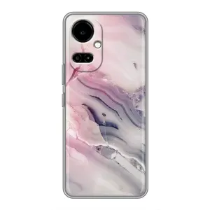 Мраморний чехол на TECNO Camon 19 (CI6n) / 19 Pro (CI8n) (VPrint) (Пурпурний Мрамор)