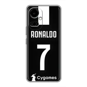 Чехол Криштиану Роналду для TECNO Camon 19 (CI6n) / 19 Pro (CI8n) (AlphaPrint) (RONALDO 7)