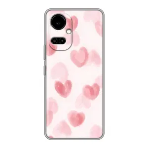 Чехол с розовым рисунком для TECNO Camon 19 (CI6n) / 19 Pro (CI8n)