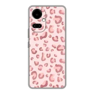 Чохол з розовим принтом для TECNO Camon 19 (CI6n) / 19 Pro (CI8n) (Рожевий леопард)