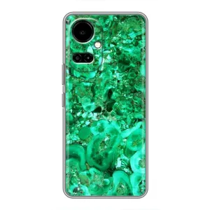 Мраморний чехол на TECNO Camon 19 (CI6n) / 19 Pro (CI8n) (VPrint) (Салатовий Мрамор)