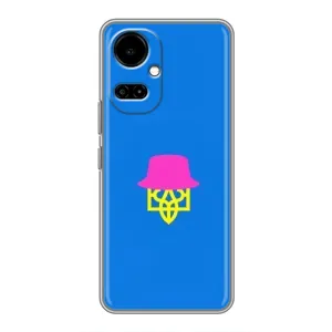 Чехлы для TECNO Camon 19 (CI6n) / 19 Pro (CI8n)  Укр. Символика (AlphaPrint) (Шапка на гербу)