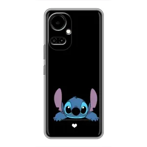 Чехол с принтом Стич на TECNO Camon 19 (CI6n) / 19 Pro (CI8n) (Стич на черном)