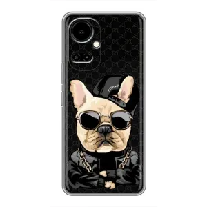 Чехлы с крутыми принтами для TECNO Camon 19 (CI6n) / 19 Pro (CI8n) - (PREMIUMPrint) (Стильная собака)