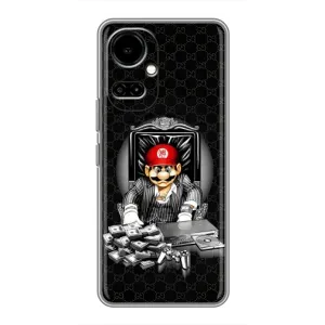 Чехлы с крутыми принтами для TECNO Camon 19 (CI6n) / 19 Pro (CI8n) - (PREMIUMPrint) (Супер Марио)