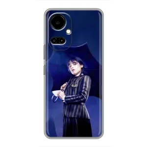 Силиконовый чехол с картинкой для TECNO Camon 19 (CI6n) / 19 Pro (CI8n) (Венсдей)