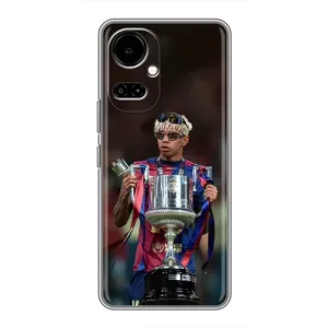 Чехол с футболистом Ламин Ямаль TECNO Camon 19 (CI6n) / 19 Pro (CI8n) (Ямаль с кубком)