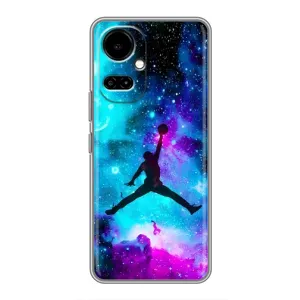 Чехлы для TECNO Camon 19 (CI6n) / 19 Pro (CI8n) - с картинкой JORDAN (AlphaPrint) (Яркий Джордан)