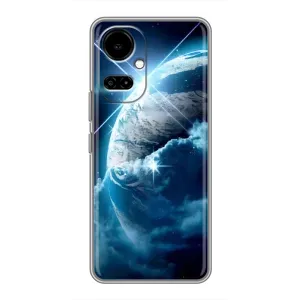 Космические Чехлы для ТЕКНО Камон 19 (СИ6н) / 19 Про (СИ8н) (VPrint) (Земля с космоса)