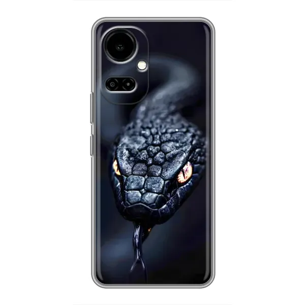 Чохол з принтом «Чорна змія» для TECNO Camon 19 (CI6n) / 19 Pro (CI8n)