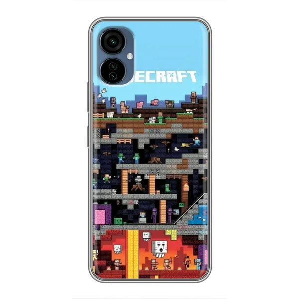 Чехол с принтом «фон Minecraft» для TECNO Camon 19 Neo Чехол с принтом «фон Minecraft» для TECNO Camon 19 Neo