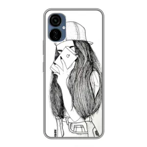 Чохол з друком для TECNO Camon 19 Neo - (Мода) (AlphaPrint) (Фото дівчини)