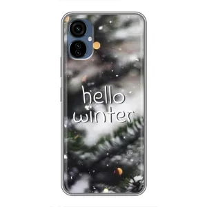 Новорічні, Святкові Чохли для TECNO Camon 19 Neo - 2024 год (Hello winter)